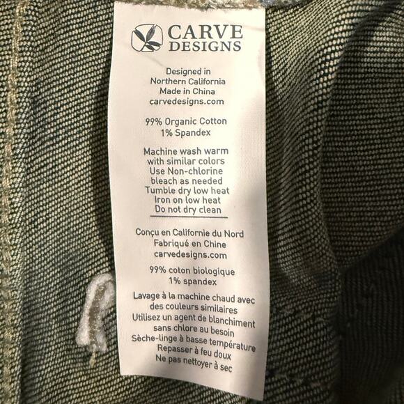 Carve Designs Women's Size 4 Medium Wash Mid-Rise Straight Leg Jeans - Picture 5 of 10